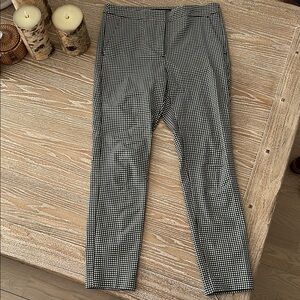 Black and White Checkered Pants Zara